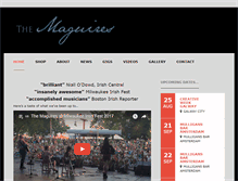 Tablet Screenshot of maguireband.com